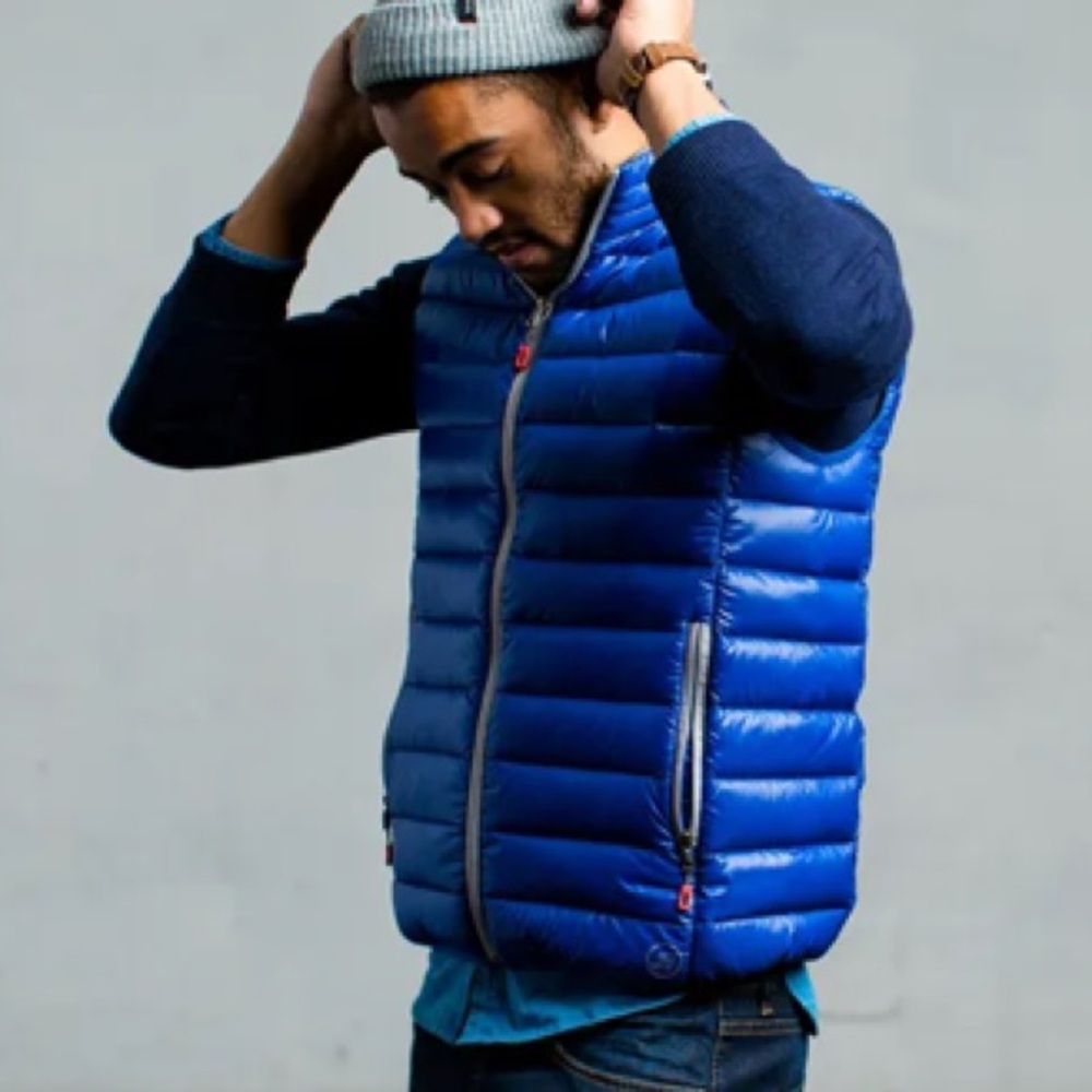 Jack Threads Orange Puffer Vest